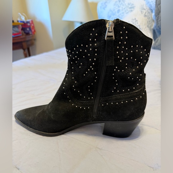 Dolce Vita Black Studded Ankle Booties - Picture 7 of 13
